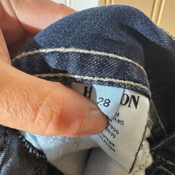 Hudson Signature Bootcut Low Rise Flare Y2K Dark Rinse Women Jeans WP170DHA 28 - Picture 7 of 9